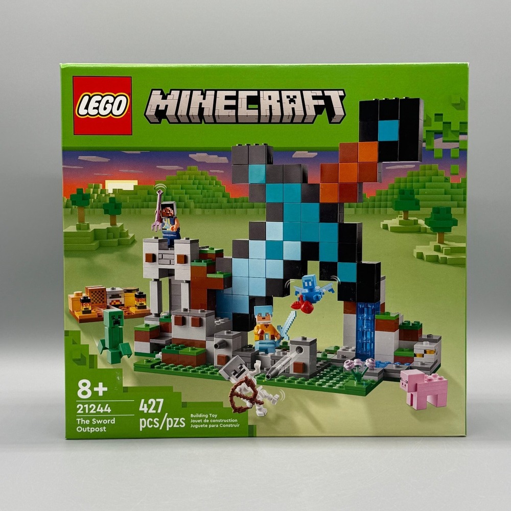 Lego Minecraft #21244 The Sword Outpost Retired Brand New Factory Sealed